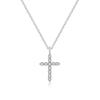 Copper Gold Plated Zircon Pendant Necklace With Water Drop Design For Women