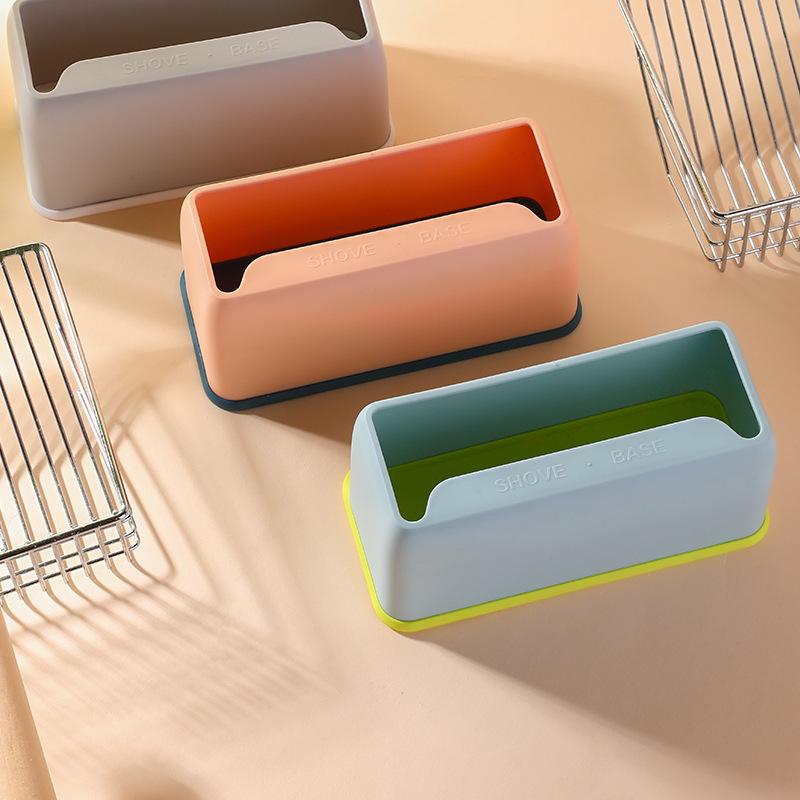 Metal Cat Litter Scoop Set with Large Wooden Handle and Candy Color Base