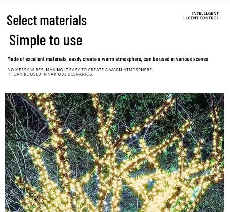 Colorful Waterproof LED Fairy String Lights for Outdoor Decor & Camping