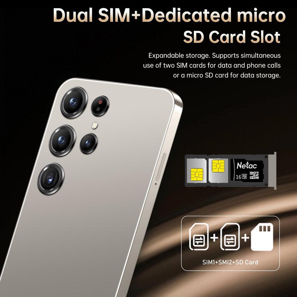 S25 Ultra Smartphone - 7.3-Inch HD Screen, Android, 2GB+16GB