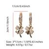 Luxury Flowers Dangle Earrings for Women Zirconia Earring Jewelry Wedding Party Accessories