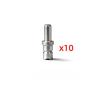 Stainless Steel Milk Tube Connector Nozzle for Maintaining Hygienic Dairy Flow Path in Commercial Coffee Machine Installations