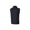Fila Solid Color Zip Stand Collar Sports Vest Men Vests Deep-Black A11M315902F-BK