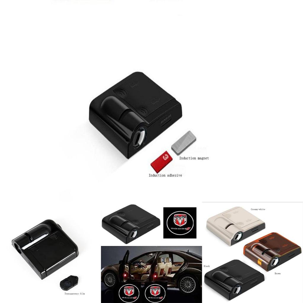 For 2pcs Wireless Fashion Welcome Led Car Door Logo Lights Projectors