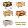 European Style Tissue Box Holder Light Luxury Tissue Dispenser Napkin Holder  Restaurants