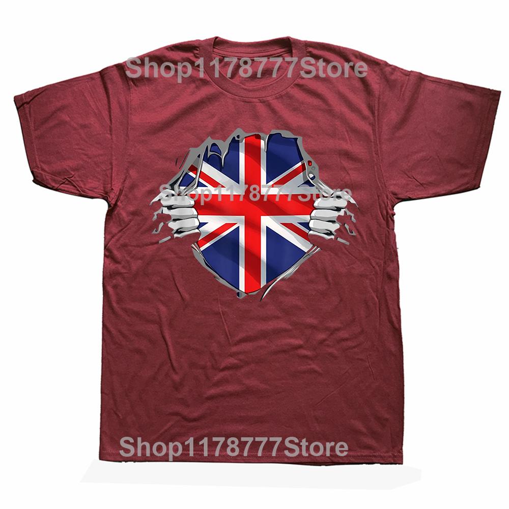 Funny I Love British Boys T Shirts Graphic Cotton I Red Heart British Boys Britain United Kingdom Gifts Summer Tshirt Men