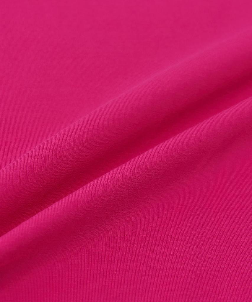 Emelbi Bunny Back Graphic Oversized Short Sleeve T-Shirt Phi (Magenta)