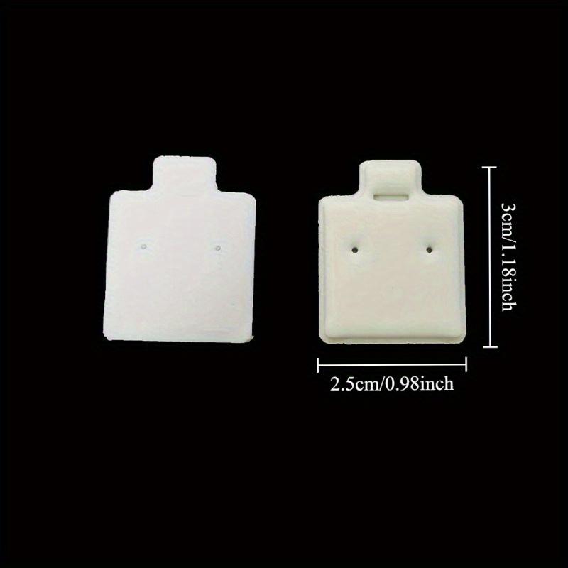 30pcs Ear Studs Holder White Puff Pad Earring Cards Jewelry Display Holder Tray Insert Organizer Bulk