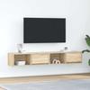 TV Cabinets 2 pcs Sonoma Oak 80 x 31 x 25.5 cm Particleboard