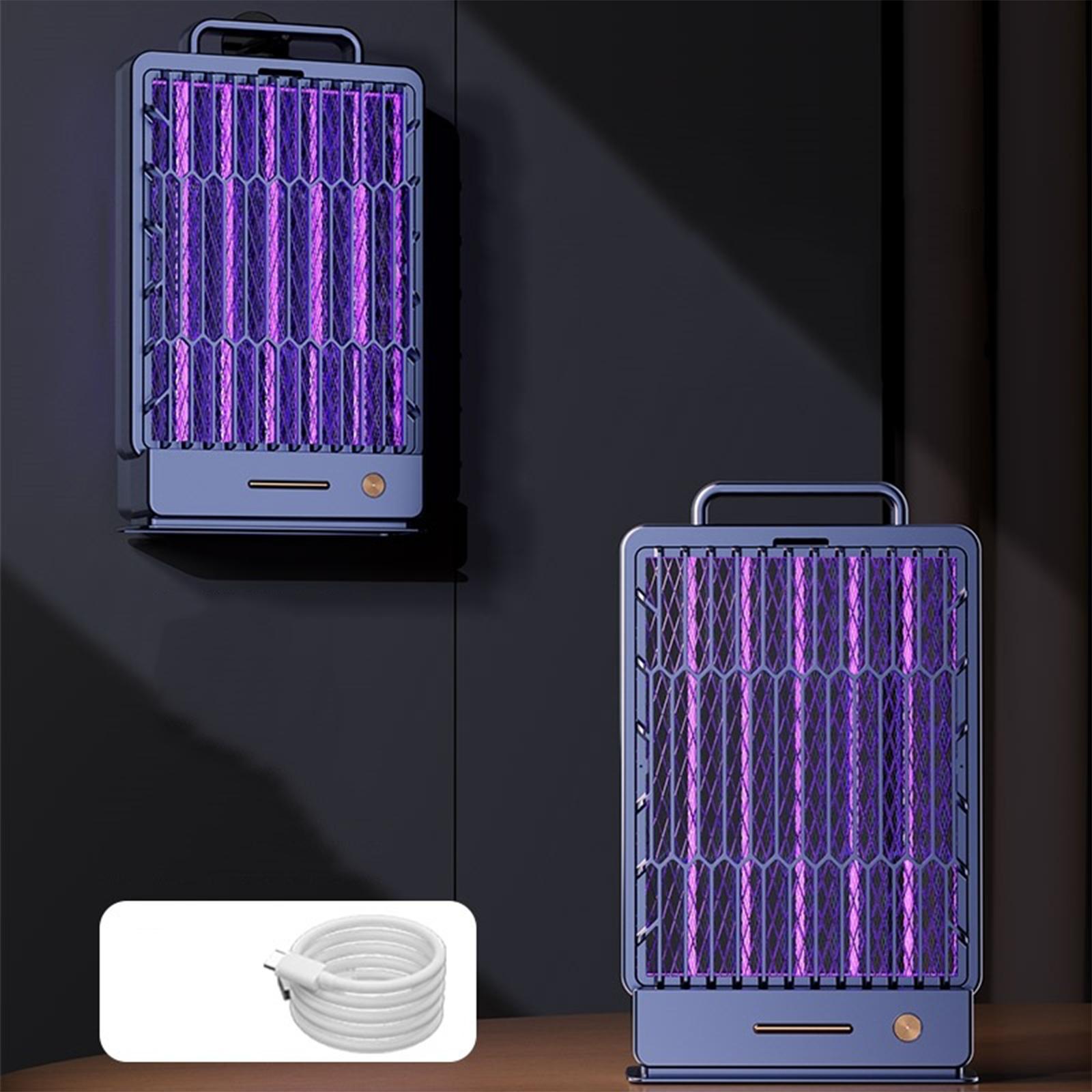 

Household electric shock mosquito killer lamp USB charging outdoor mosquito killer light catalyst mosquito repellent XH-307-blue