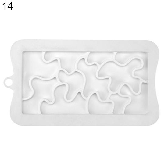 Sjokoladeform Block Dots Design Varmebestandig silikongodteri kjeksformpanne