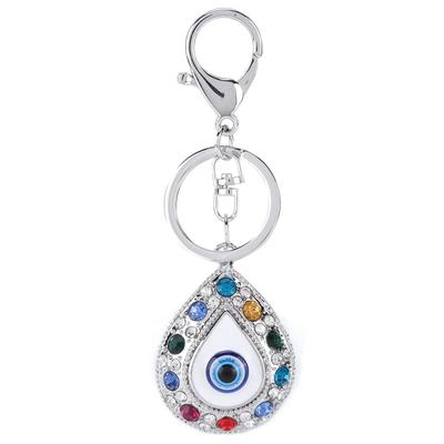 Evil Eye Keychain Durable Portable Colorful Keychain for Handbag Hooks Home Decoration Gifts