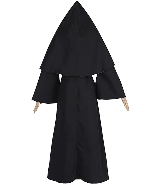 Midoriya Schwester Cosplay Kostüm aus The Conjuring, Nonnenkutte, Premium Qualität, Inklusive Kreuzkette, Größe 2XL
