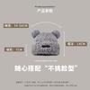 Bear Ears Plush Knitted Hat Thermal Ear Protection Hat Big Head Circumference Pullover Hat Versatile Wool Hat Cold-Proof Cute