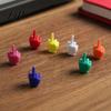 Funny Office Humor Gifts Mini Middle Finger Figurine Tiny Hand Desk Decor Gag Gift for Adults Ornaments Colorful Novelty Prank Toy Desk,