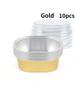 Disposable Baking Cups with Lids Foil Dessert Containers for Cupcakes Puddings Muffins Party Events Baking Perfect for Catering
