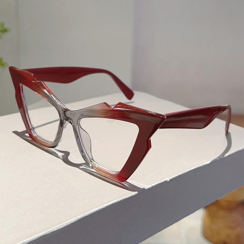 

Винтажные очки «кошачий глаз» женские модные оверсайз разноцветные оправы трендовый дизайн люксового бренда декор очки