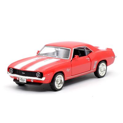 Chevrolet Camaro SS 1969 v měřítku 1/36 Model autíčka s tlakovým litím, stahovací autíčko se zvukem a světlem pro děti Batole Kluci Dívčí Dárková kolekce