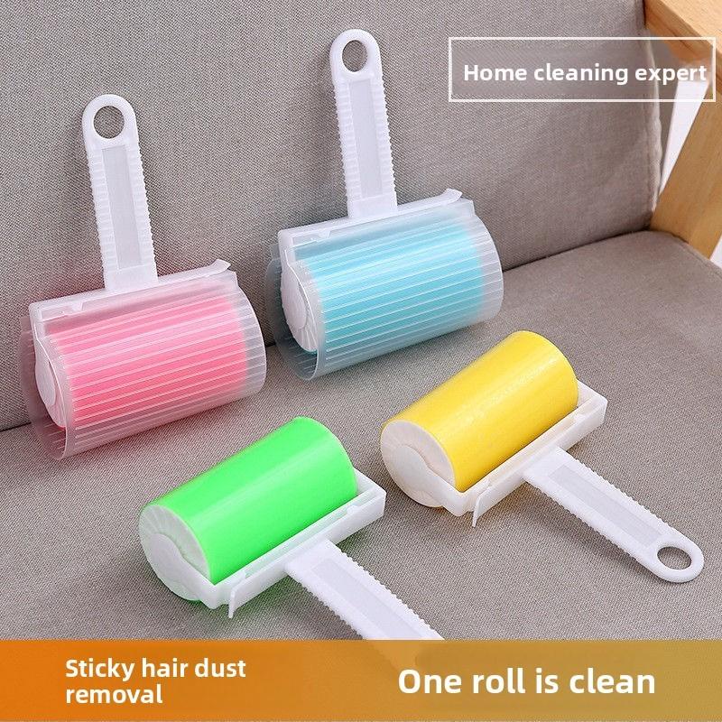 Lint Roller With Cover For Clothes And Upholstery Removal In Home Use