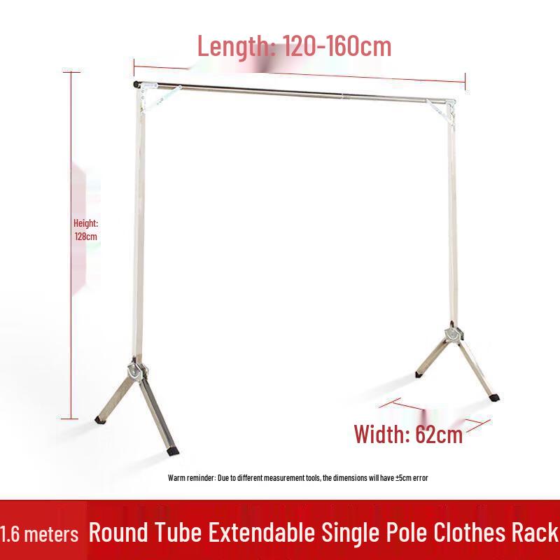 Miflame Foldable Single-Pole Drying Rack