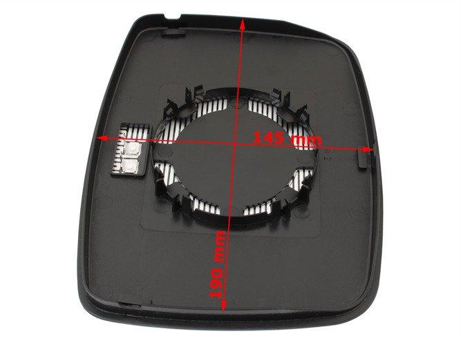 Mercedes Vito W638 V-class 638 96-03 Mirror Insert HEATED Left = Right