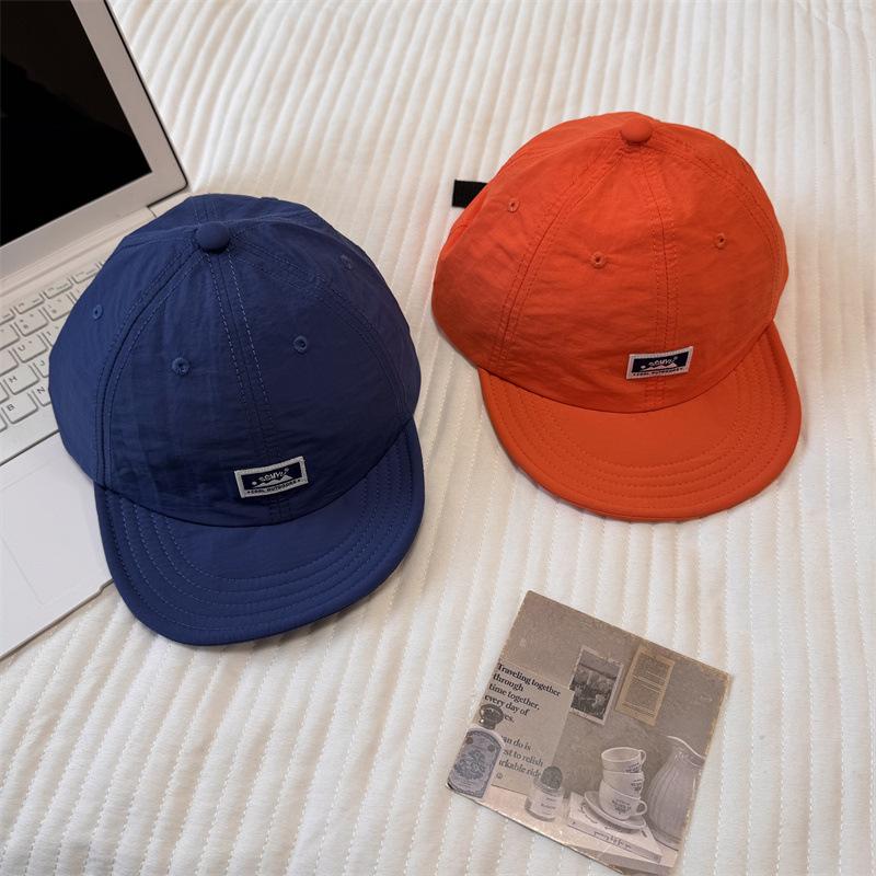 Quick-drying Breathable Short Brim Baseball Cap Men's and Women's Tooling Versatile Soft Top Hip-hop Cap Women's Soft Brim Trendy Hat
