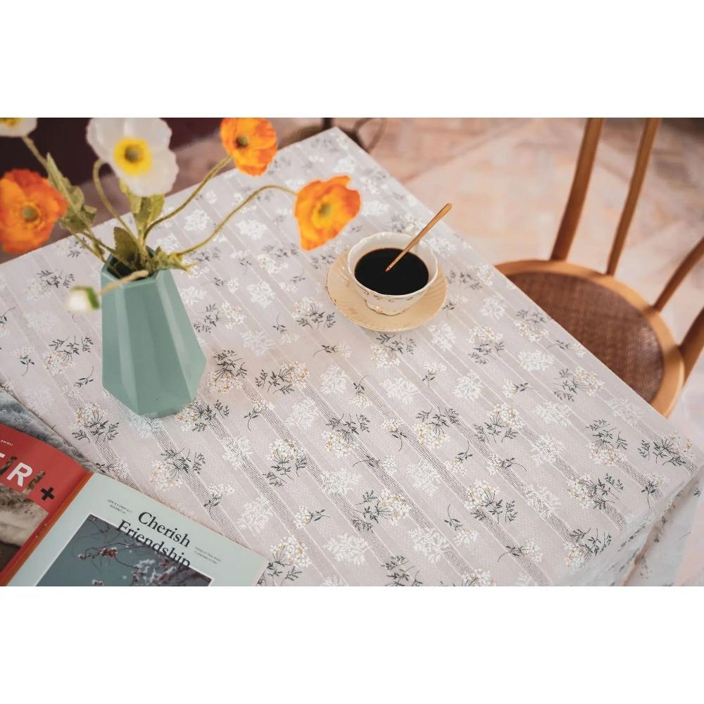 Printed Round Table Cloth Small Fresh Tablecloth Cotton Linen Table Cloth Art American Decoration Coffee Table Dining Table Picn
