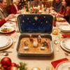 Christmas horse trough ornament Figurines Resin Christmas Home Decor Holy Family Jesus Tabletop Figurines for Tabletop Cabinet