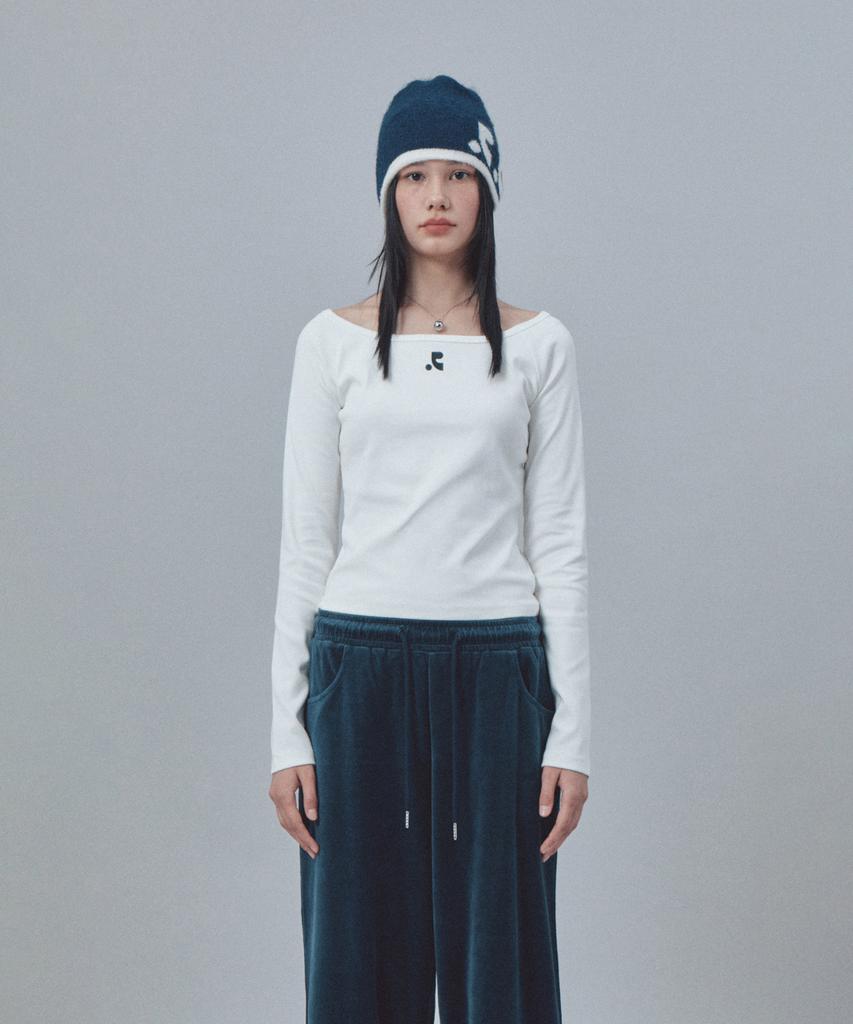 REST&RECREATION Reversible Knit Beanie - Navy