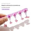 Magnetic Acrylic Nail Practice Stand Butterfly Shape Nail Display Stand Tips Holder Wearable Nail Display Stand Tool