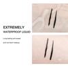 YANQINA Dual-Ended Eyeliner Stamp Pen - Waterproof Liquid Eyeliner with Star Heart Wing Seal 2 In 1 Eye Liner Pen Long Lasting Smudgeproof Eyeliner