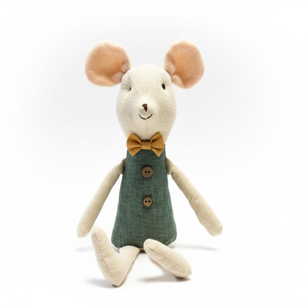 Cute stuffed animals mouse dolls family dollhouse mini plush christmas birthday gifts Little Mouse Plush dolls