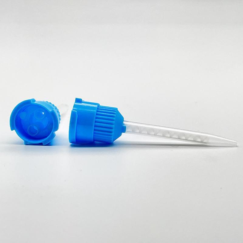 10pcs Dental Silicone Rubber Impression Mixing Head Impression Nozzles Temporary Mixing Tips Dentistry Materials