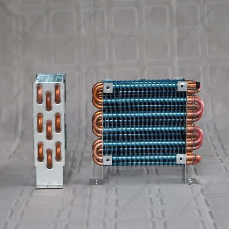 CP3X6X120 Micro Mini Condenser Air-Cooled Copper Tube Finned Radiator Evaporator with 120 Single Fan