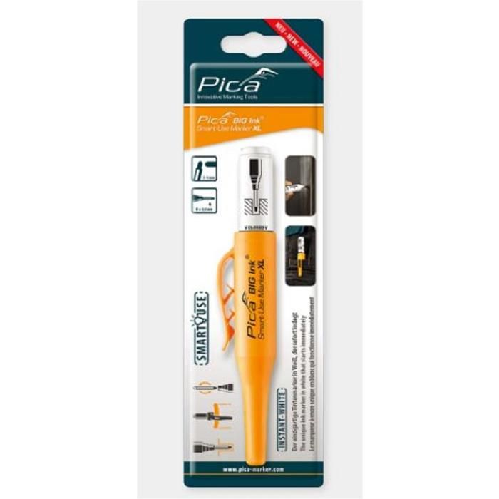 Marqueur - Pica - 170/41 - Bleu - Indélébile - Pointe 4 mm en acier inoxydable