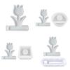 Flower Candle Holder Resins Castings Molds Tulips Candlesticks Silicone Molds