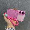 2026 Model X4553 Transparent Jelly Card Phone Case with Short Lanyard for Cross-Border E-commerce