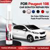 Exclusive Purpose Vehicle For Peugeot 108 1990-2026 Paint Repair Pen Touch Up Scratch Remover DIY Auto Accessories Black White S