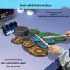 WG300 Handheld Electronic Drum: Built-in Battery, Bluetooth, 9 Silicone Pads.