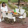 Portable Folding Outdoor Picnic Table and Chair Set