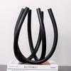 Elegant Metal Vase for Flower Arrangements - Luxury Decor for Living & Dining Rooms