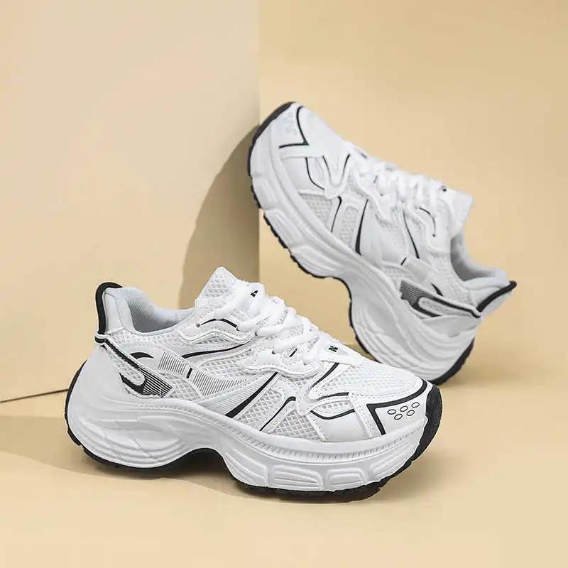 Fashion Key Height Thick Bottom Special Boots For Women Casual Women Luxury Brand Shoes Women's Sneakers Black Sport On Offer