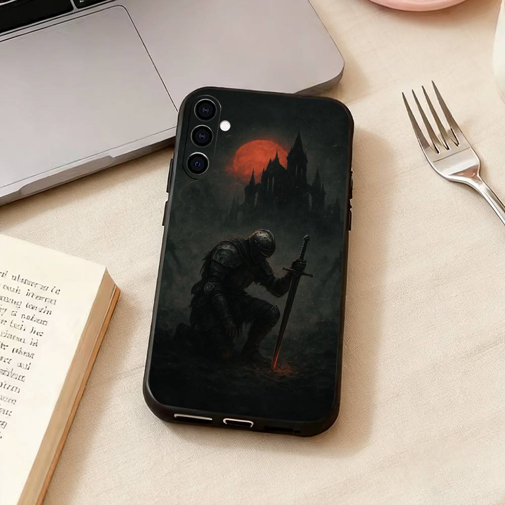 D-Dark Souls-u Game Phone Case For Samsung Galaxy A73,A72,A71,A70,A53,A52,A51,Soft Silicone Black Cover