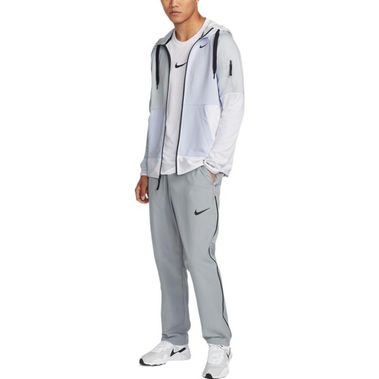 Nike Sweatshirts Men's White Hooded Moderate Cardigan DQ4788-085
