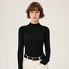 Seamless Fine Knit Machine Washable Half-High Neck Slimming Wool Sweater for Women - Spring/Autumn 2025 Warm Base Layer Knitwear