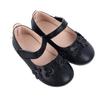 Kids PU Leather Shoes Fashionable Flower Soft Soled Comfortable Flat Dress Shoes for Party Stage