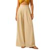 Ladies' Color Printed Casual Loose High Waisted Wide Leg Pants