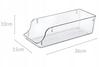Organizer Do Lodówki 35x14x10 Cm Przezroczysty Plastikowy