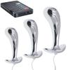 Electro Shock Male Sex Butt Plug Metal Urethral Dilator Prostate Stimulator SM Masturbation Anal Expander Toys for Men