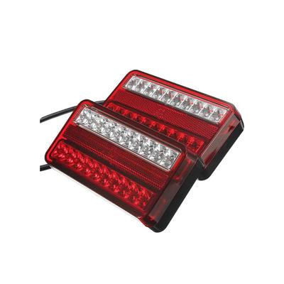 YIBO 20 LED Truck Tail Lamp Waterproof Tail Lamp Left and Right Set Turn